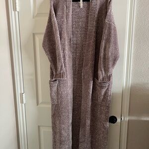 Aritzia Babaton Floor Length Cozy Knit Long Cardigan Sweater XS/S